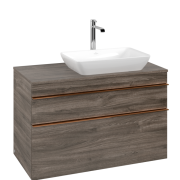 Тумба под раковину Villeroy & Boch Venticello 95,7х50,2 см ДСП каменный дуб/ручка медь A94305RK
