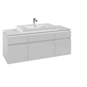 Тумба под раковину Villeroy & Boch Legato 140х55 см МДФ/ДСП белый глянцевый B69900DH