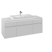 Тумба під раковину Villeroy & Boch Legato 140х55 см ДСП білий матовий B69900MS