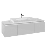 Тумба под раковину Villeroy & Boch Legato 140х38 см МДФ/ДСП белый глянцевый B69800DH