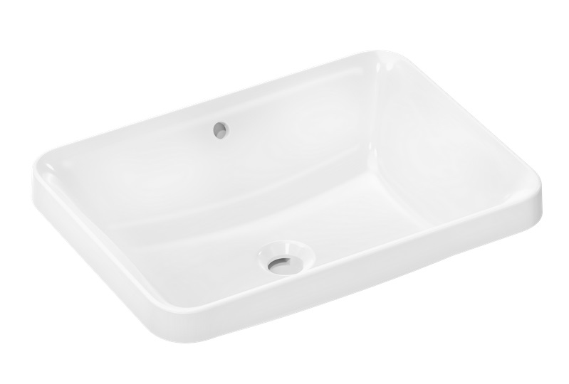 Раковина для ванной Hansgrohe Xuniva Q 55х40 см керамика белый 60158450