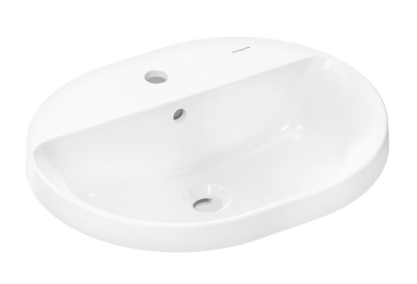 Раковина для ванной Hansgrohe Xuniva U 55х45 см керамика белый 60161450