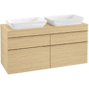 Тумба под раковину Villeroy & Boch Venticello 125,7х50,2 см ДСП северный дуб/ручка медь A94405VJ