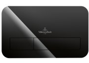 Кнопка смыва для унитаза Villeroy & Boch ViConnect 200G стекло глянцевое черное 922400RB