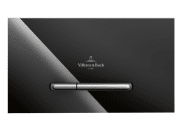 Кнопка смыва для унитаза Villeroy & Boch ViConnect 300G стекло глянцевое черное 922160RB