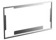 Декоративная рамка для комплекта для монтажа заподлицо Villeroy & Boch ViConnect нержавеющая сталь 922158LC