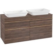 Тумба под раковину Villeroy & Boch Venticello 125,7х50,2 см ДСП дуб аризона/ручка медь A94405VH