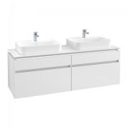 Тумба под раковину Villeroy & Boch Legato 160х55 см с подсветкой ДСП белый матовый B768L0MS