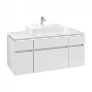 Тумба под раковину Villeroy & Boch Legato 120х55 см с подсветкой МДФ/ДСП белый глянцевый B758L0DH