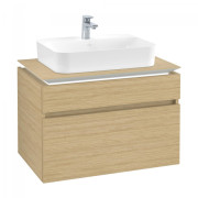 Тумба під раковину Villeroy&Boch Legato 80х55 см з підсвічуванням ДСП північний дуб B754L0VJ