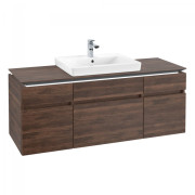 Тумба под раковину Villeroy & Boch Legato 140х55 см с подсветкой ДСП дуб аризона B685L0VH