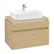 Тумба під раковину Villeroy&Boch Legato 80х55 см з підсвічуванням ДСП північний дуб B754L0VJ