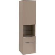 Пенал Villeroy & Boch Venticello 40,4х37,2х154,6 см петли слева ДСП трюфель серый/ручка хром A95201VG