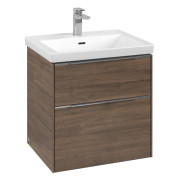 Тумба под раковину Villeroy & Boch Subway 3.0 57,2х57,6 см ДСП/алюминий дуб аризона C57800VH