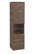 Пенал Villeroy & Boch Venticello 40,4х37,2х154,6 см петлі зліва ДСП дуб аризона/ручка мідь A95205VH