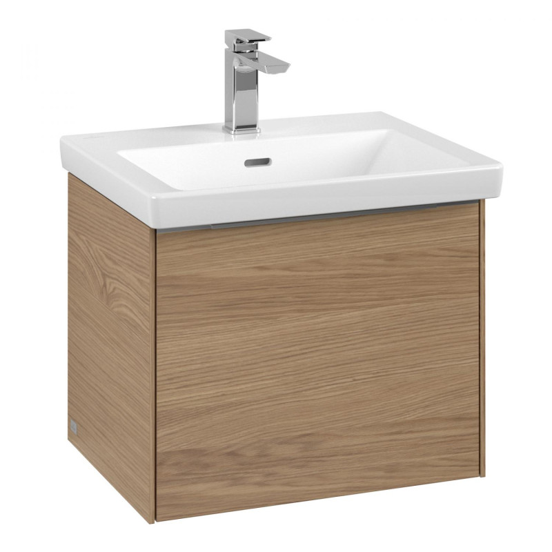 Тумба под раковину Villeroy & Boch Subway 3.0 52,3х42,9 см ДСП/алюминий дуб северный C57900VJ