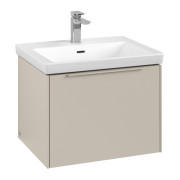 Тумба под раковину Villeroy & Boch Subway 3.0 57,2х42,9 см ДСП/алюминий серый кашемир/монохром C57702VN