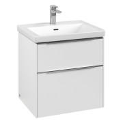 Тумба под раковину Villeroy & Boch Subway 3.0 57,2х57,6 см ДСП/алюминий чистый C57800VF