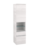 Пенал Villeroy & Boch Venticello 40,4х37,2х154,6 см петли справа ДСП/МДФ белое дерево/ручка хром A95211E8