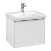 Тумба под раковину Villeroy & Boch Subway 3.0 52,3х42,9 см ДСП/алюминий белый бриллиант C57900VE