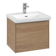 Тумба під раковину Villeroy & Boch Subway 3.0 52,3х42,9 см ДСП/алюміній дуб північний C57900VJ