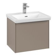 Тумба під раковину Villeroy & Boch Subway 3.0 52,3х42,9 см ДСП/алюміній тауп C57900VM
