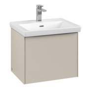 Тумба под раковину Villeroy & Boch Subway 3.0 52,3х42,9 см ДСП/алюминий серый кашемир C57900VN