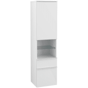 Пенал Villeroy & Boch Venticello 40,4х37,2х154,6 см петли слева МДФ глянцевый белый/ручка алюминий белый A95202DH