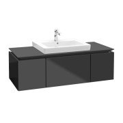 Тумба під раковину Villeroy & Boch Legato 120х38 см МДФ/ДСП глянсовий сірий B682L0FP