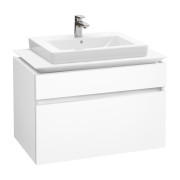 Тумба під раковину Villeroy & Boch Legato 100х55 см з підсвічуванням ДСП білий матовий B681L0MS