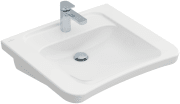 Раковина Villeroy&Boch ViCare 65х55 см без переливу санітарна кераміка AntiBac CeramicPlus альпійський білий 517868T2