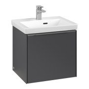 Тумба під раковину Villeroy & Boch Subway 3.0 47,3х42,9 см ДСП/алюміній графіт C58000VR