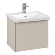 Тумба під раковину Villeroy & Boch Subway 3.0 52,3х42,9 см ДСП/алюміній сірий кашемір/монохром C57902VN
