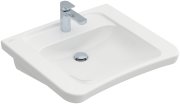 Раковина Villeroy & Boch ViCare 65х55 см без перелива санитарная керамика AntiBac CeramicPlus альпийский белый 517868T2