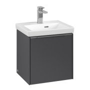 Тумба под раковину Villeroy & Boch Subway 3.0 42,3х42,9 см ДСП/алюминий графит C58100VR