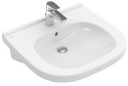 Раковина Villeroy & Boch ViCare 61х55 см із переливом санітарна кераміка альпійський білий 41196001