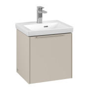 Тумба під раковину Villeroy & Boch Subway 3.0 42,3х42,9 см ДСП/алюміній сірий кашемір/монохром C58102VN