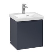 Тумба под раковину Villeroy & Boch Subway 3.0 42,3х42,9 см ДСП/алюминий морской синий/монохром C58102VQ