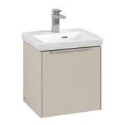 Тумба под раковину Villeroy & Boch Subway 3.0 42,3х42,9 см ДСП/алюминий серый кашемир/монохром C58202VN