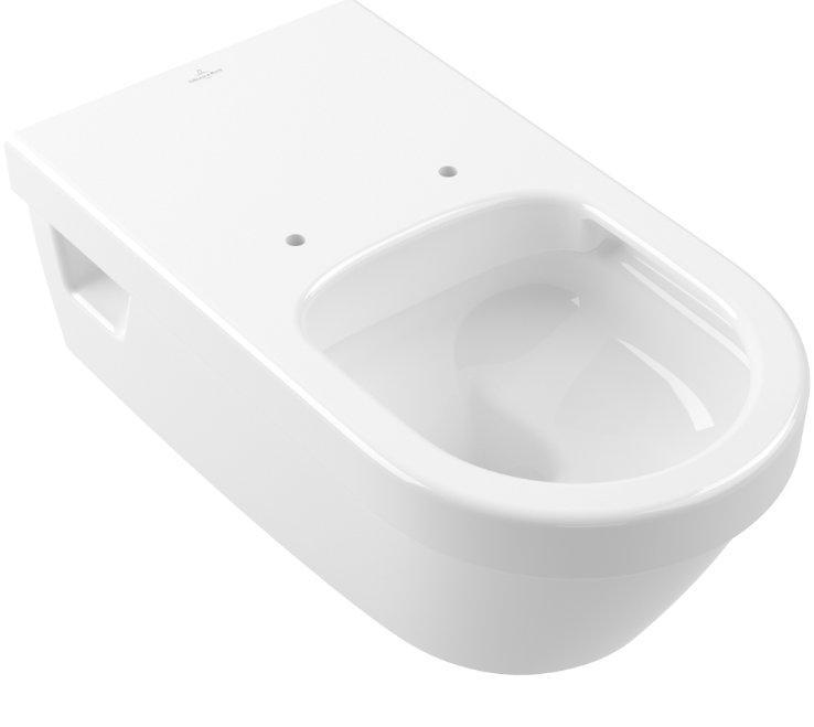 Унитаз подвесной Villeroy & Boch ViCare 37х70 см санитарная керамика CeramicPlus альпийский белый 5649R0R1