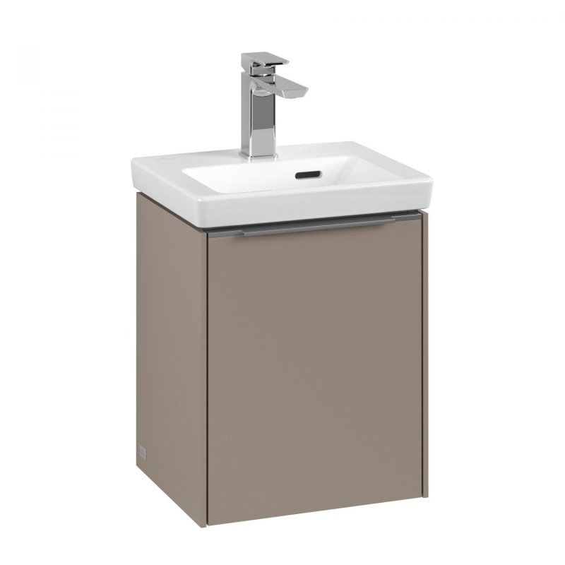 Тумба під раковину Villeroy & Boch Subway 3.0 35,1х42,9 см ДСП/алюміній тауп C58300VM