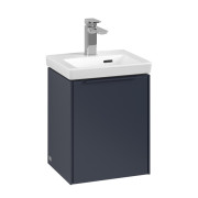 Тумба под раковину Villeroy & Boch Subway 3.0 35,1х42,9 см ДСП/алюминий морской синий/монохром C58302VQ