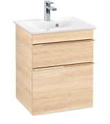 Тумба под раковину Villeroy & Boch Venticello 46,6х42,5 см ДСП вяз печатный/ручка медь A92205PN