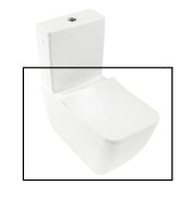 Чаша унитаза-компакта Villeroy & Boch Venticello 37,5х70 см санитарная керамика альпийский белый 4612R001