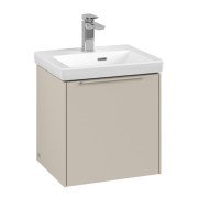 Тумба под раковину Villeroy & Boch Subway 3.0 42,3х42,9 см ДСП/алюминий серый кашемир/монохром C58202VN