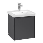 Тумба под раковину Villeroy & Boch Subway 3.0 42,3х42,9 см ДСП/алюминий графит/монохром C58202VR