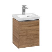 Тумба під раковину Villeroy & Boch Subway 3.0 35,1х42,9 см ДСП/алюміній дуб канзас C58300RH