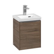 Тумба під раковину Villeroy & Boch Subway 3.0 35,1х42,9 см ДСП/алюміній дуб аризона C58300VH