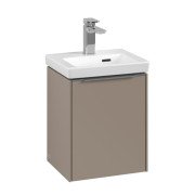 Тумба під раковину Villeroy & Boch Subway 3.0 35,1х42,9 см ДСП/алюміній тауп C58300VM