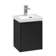 Тумба під раковину Villeroy & Boch Subway 3.0 35,1х42,9 см ДСП/алюміній чорний вулкан/чорний вулкан C58301VL